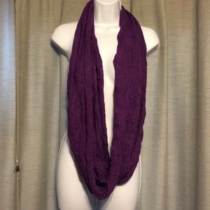 Purple Infinity Scarf
